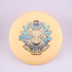 Discmania Glow P-Line P2x (Flex 3) - Gannon Buhr Triumph Series (2025 World Champion) slightly overstable putt & approach disc disc golf disc