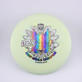 Discmania Glow P-Line P2x (Flex 3) - Gannon Buhr Triumph Series (2025 World Champion) slightly overstable putt & approach disc disc golf disc