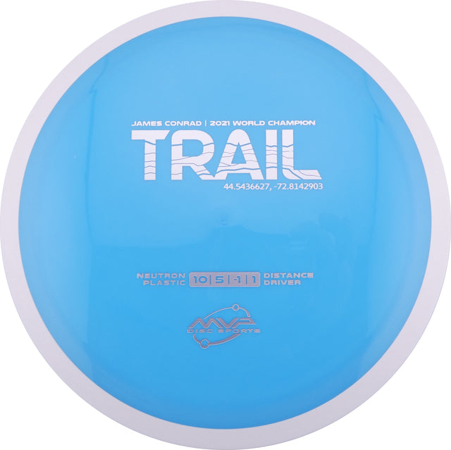 MVP Neutron Trail 170-175g slightly understable distance driver disc golf disc