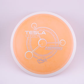 MVP Fission Tesla 145-149g slightly overstable distance driver disc golf disc