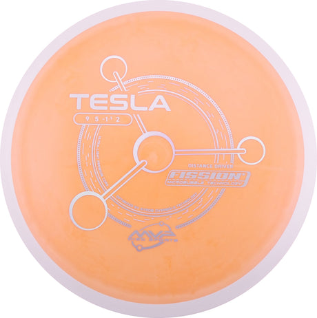 MVP Fission Tesla 145-149g slightly overstable distance driver disc golf disc