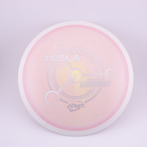 MVP Fission Tesla 145-149g slightly overstable distance driver disc golf disc