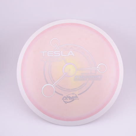 MVP Fission Tesla 145-149g slightly overstable distance driver disc golf disc
