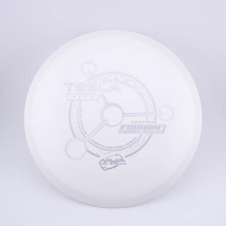 MVP Fission Tesla 140-144g slightly overstable distance driver disc golf disc