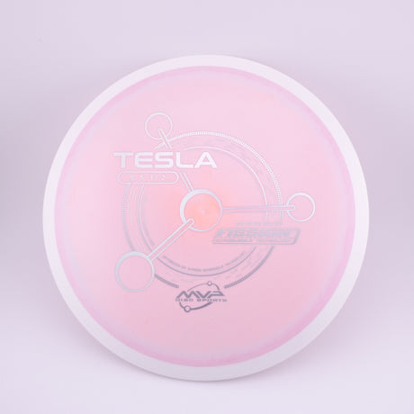MVP Fission Tesla 135-139g slightly overstable distance driver disc golf disc