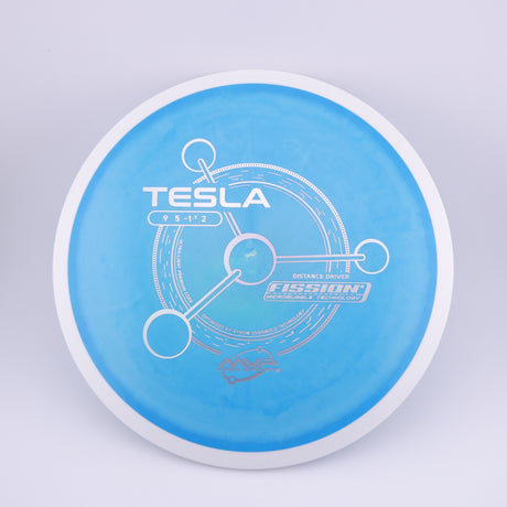 MVP Fission Tesla 135-139g slightly overstable distance driver disc golf disc