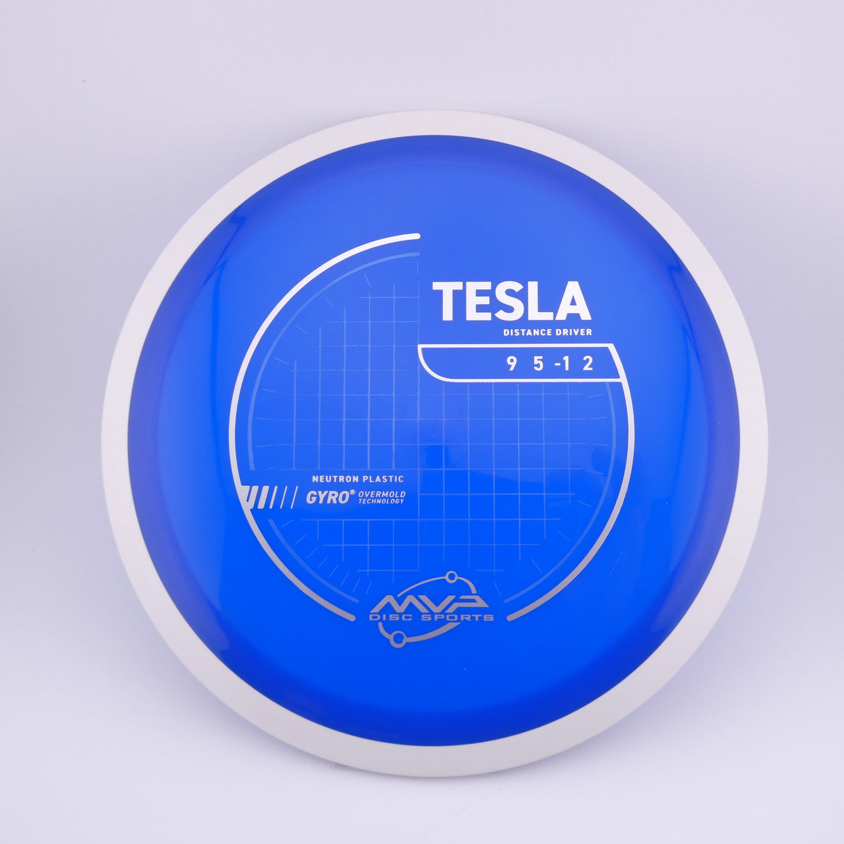 MVP Neutron Tesla 170-175g slightly overstable distance driver disc golf disc