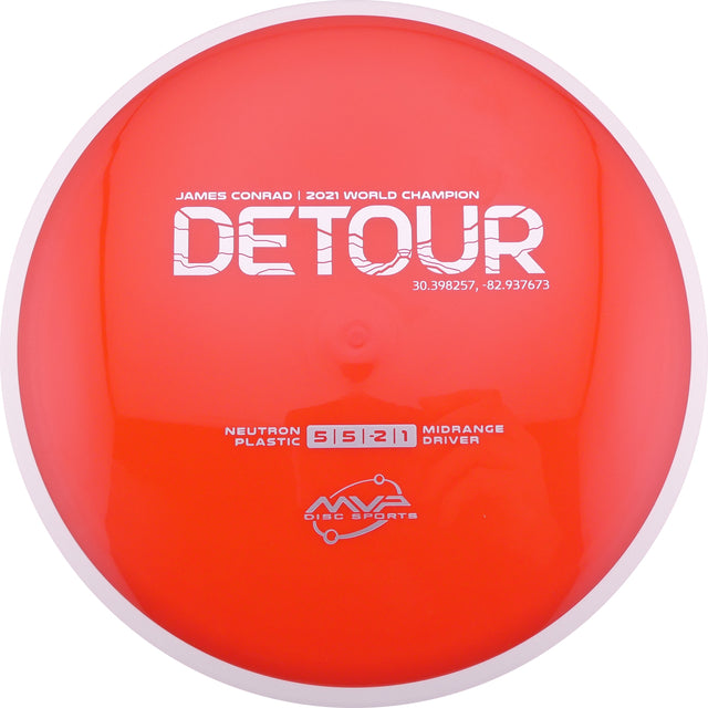 MVP Neutron Detour 170-175g stable midrange disc golf disc