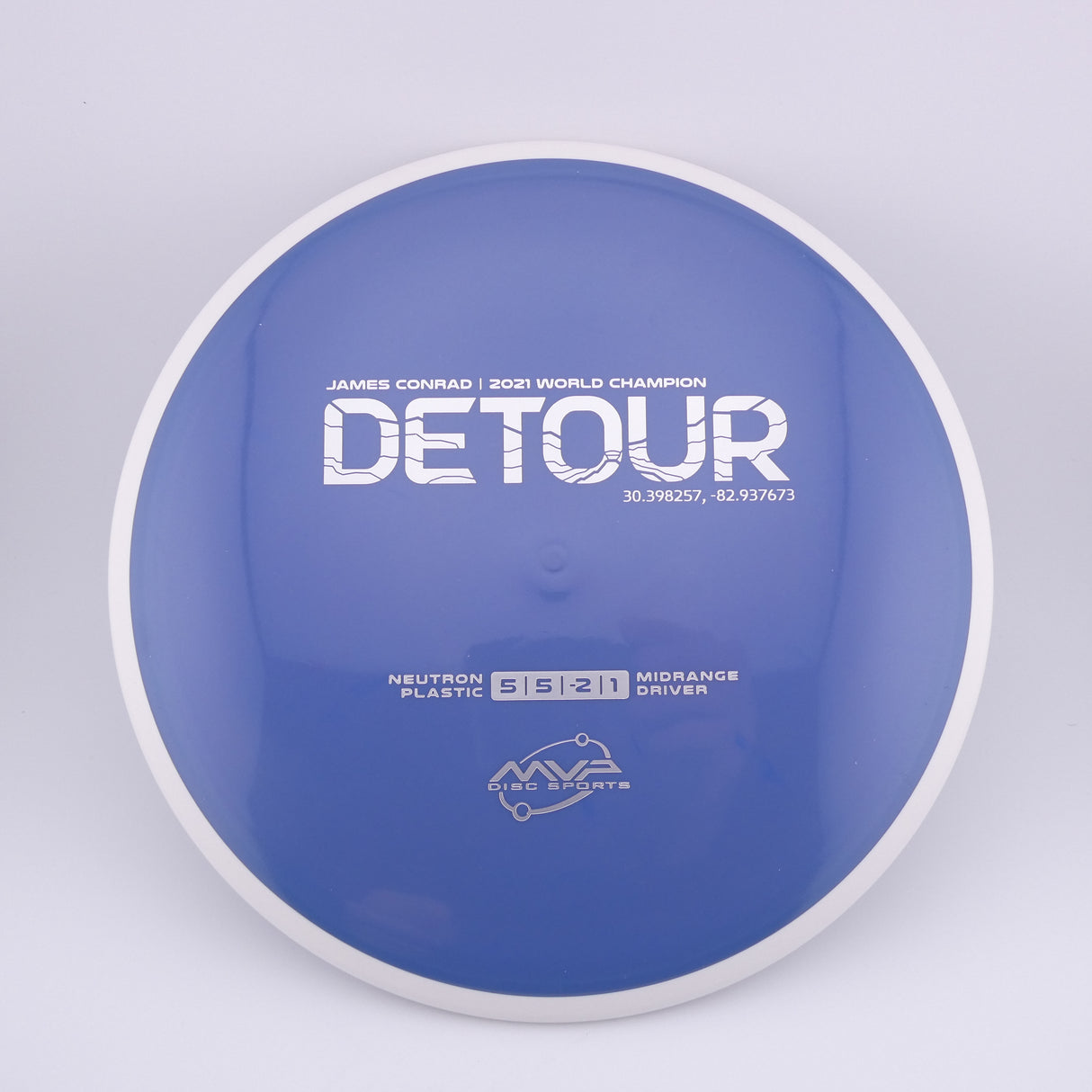 MVP Neutron Detour 170-175g stable midrange disc golf disc