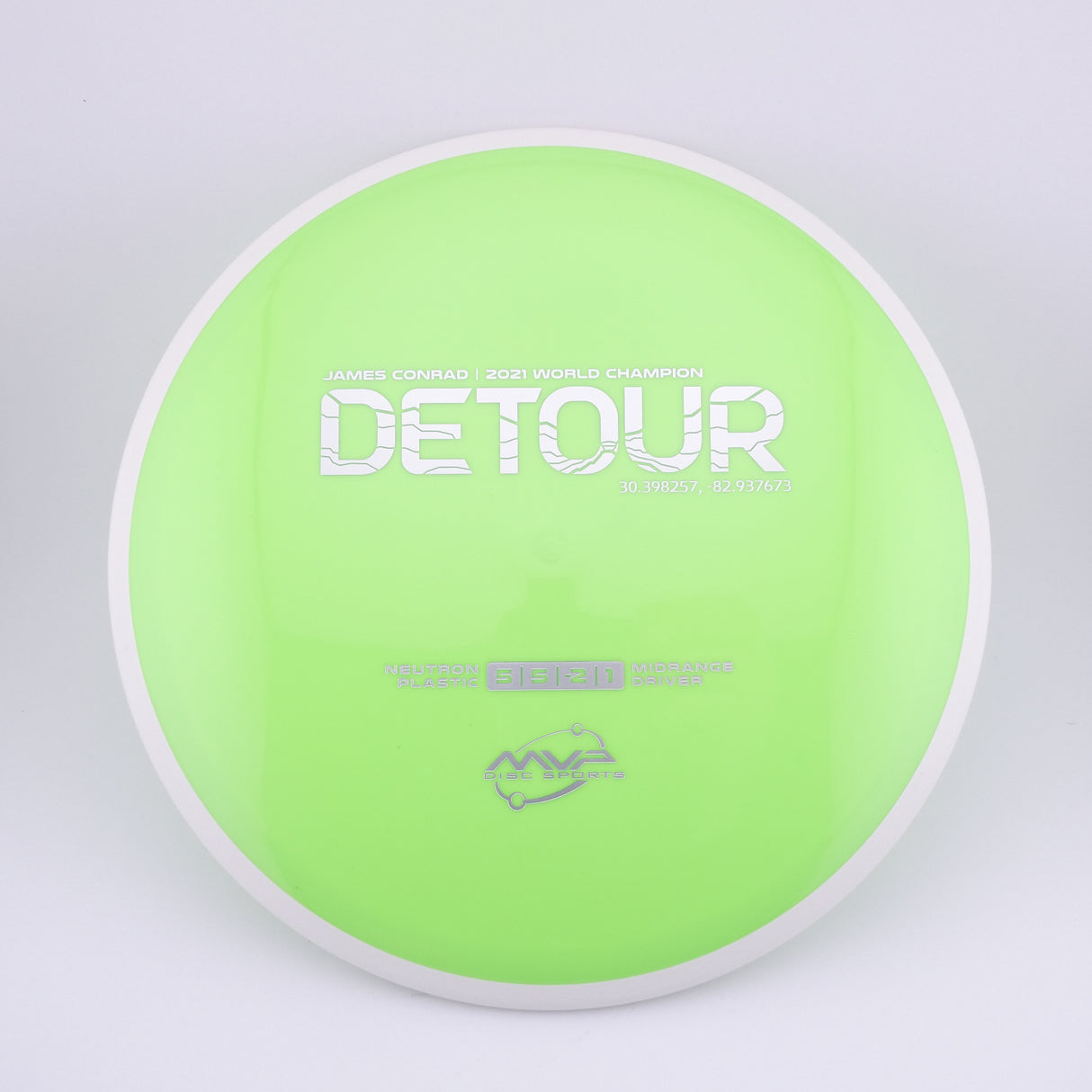 MVP Neutron Detour 170-175g stable midrange disc golf disc