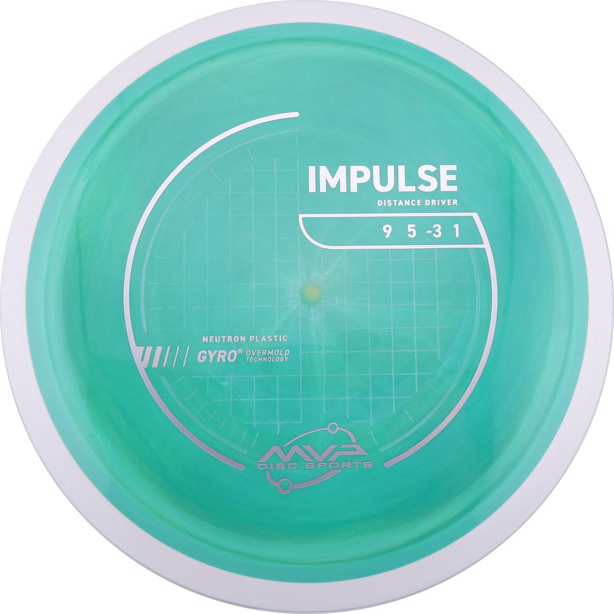 MVP Neutron Impulse 170-175g understable control driver disc golf disc