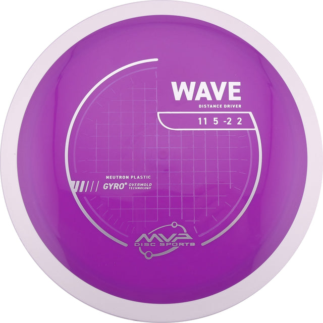 MVP Neutron Wave 170-175g slightly understable distance driver disc golf disc