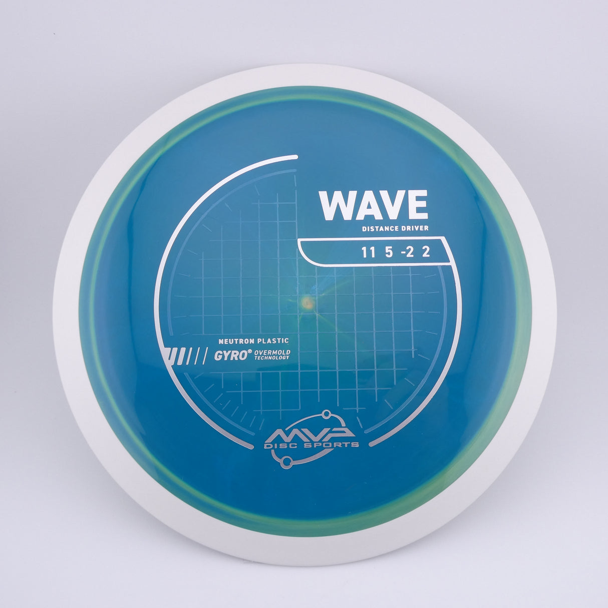 MVP Neutron Wave 170-175g slightly understable distance driver disc golf disc