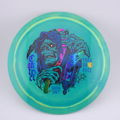 Thought Space Athletics Aura Soft Construct 173-175g slightly overstable control driver disc golf disc
