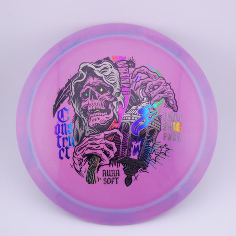 Thought Space Athletics Aura Soft Construct 173-175g slightly overstable control driver disc golf disc