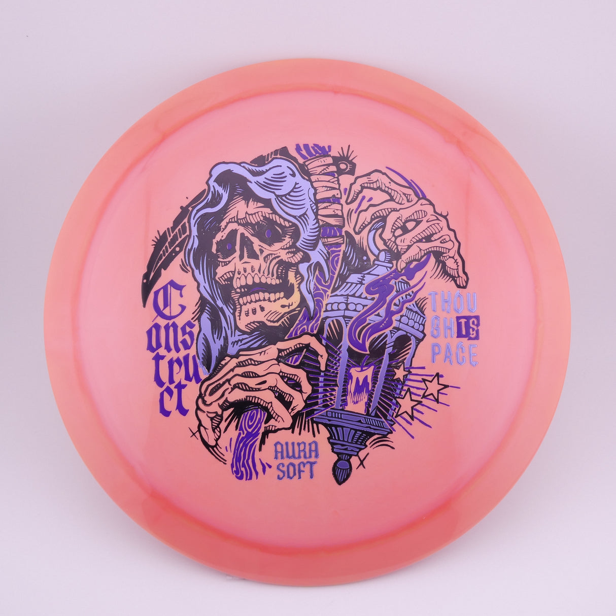 Thought Space Atletics Aura Soft Construct 173-175g slightly overstable control driver disc golf disc