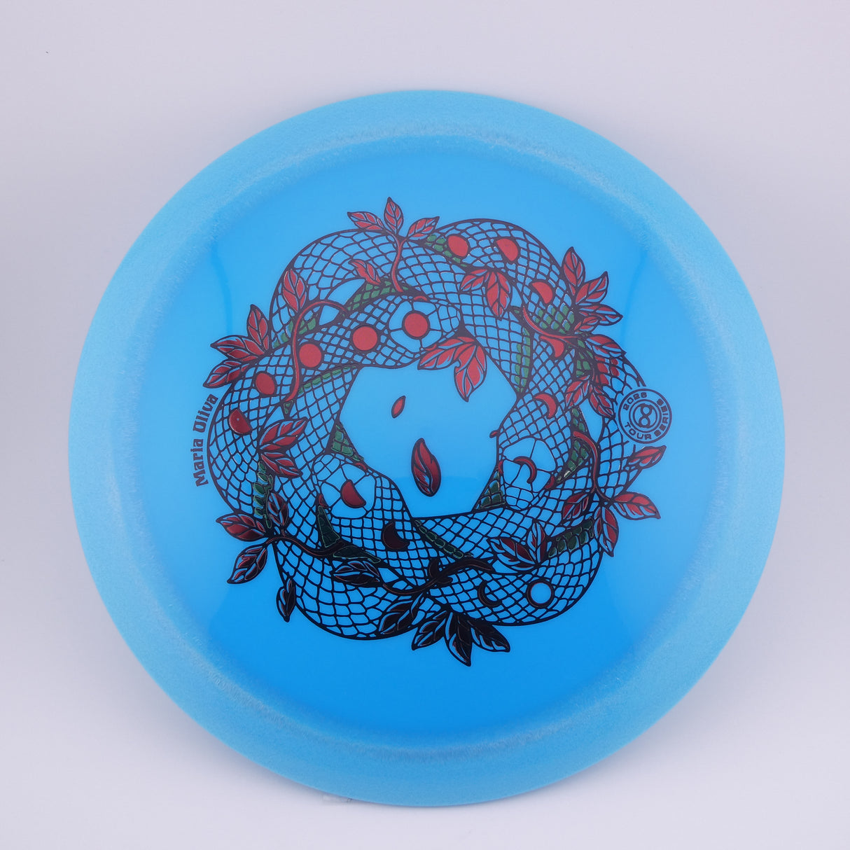 Infinite Signature S-Blend Emperor 150-159g - Maria Oliva 2026 Tour Series slightly overstable distance driver disc golf disc