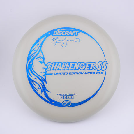 Discraft Z Mega Glo Challenger SS 173-174g - Missy Gannon 2026 stable putt & approach disc disc golf disc