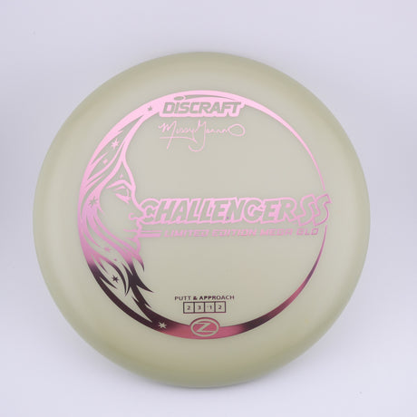 Discraft Z Mega Glo Challenger SS 173-174g - Missy Gannon 2026 stable putt & approach disc disc golf disc
