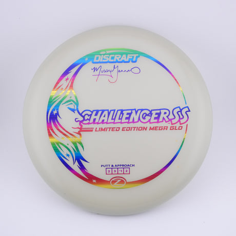 Discraft Z Mega Glo Challenger SS 173-174g - Missy Gannon 2026 stable putt & approach disc disc golf disc