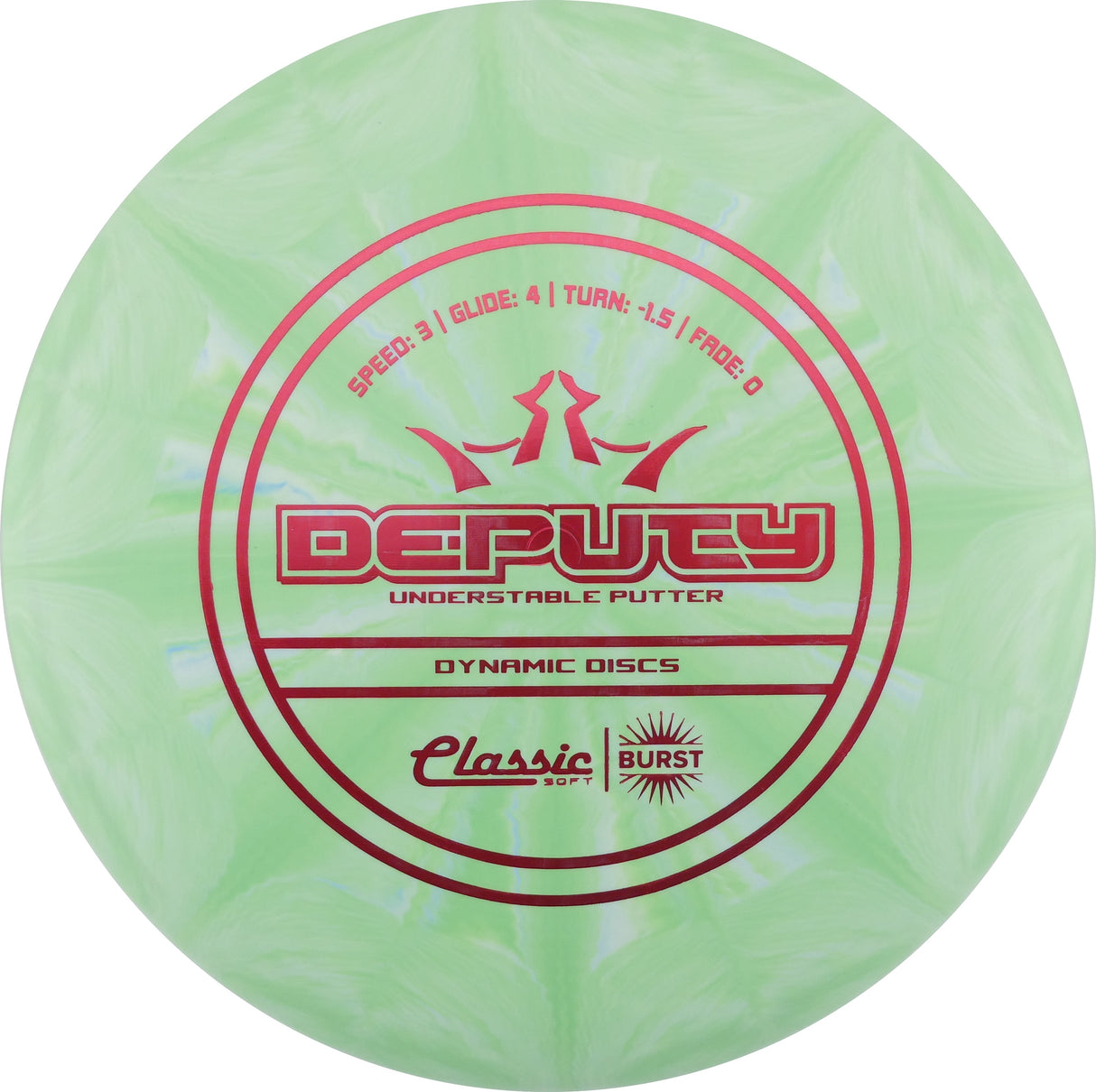 Dynamic Discs Classic Soft Burst Deputy - Putt & Approach Disc