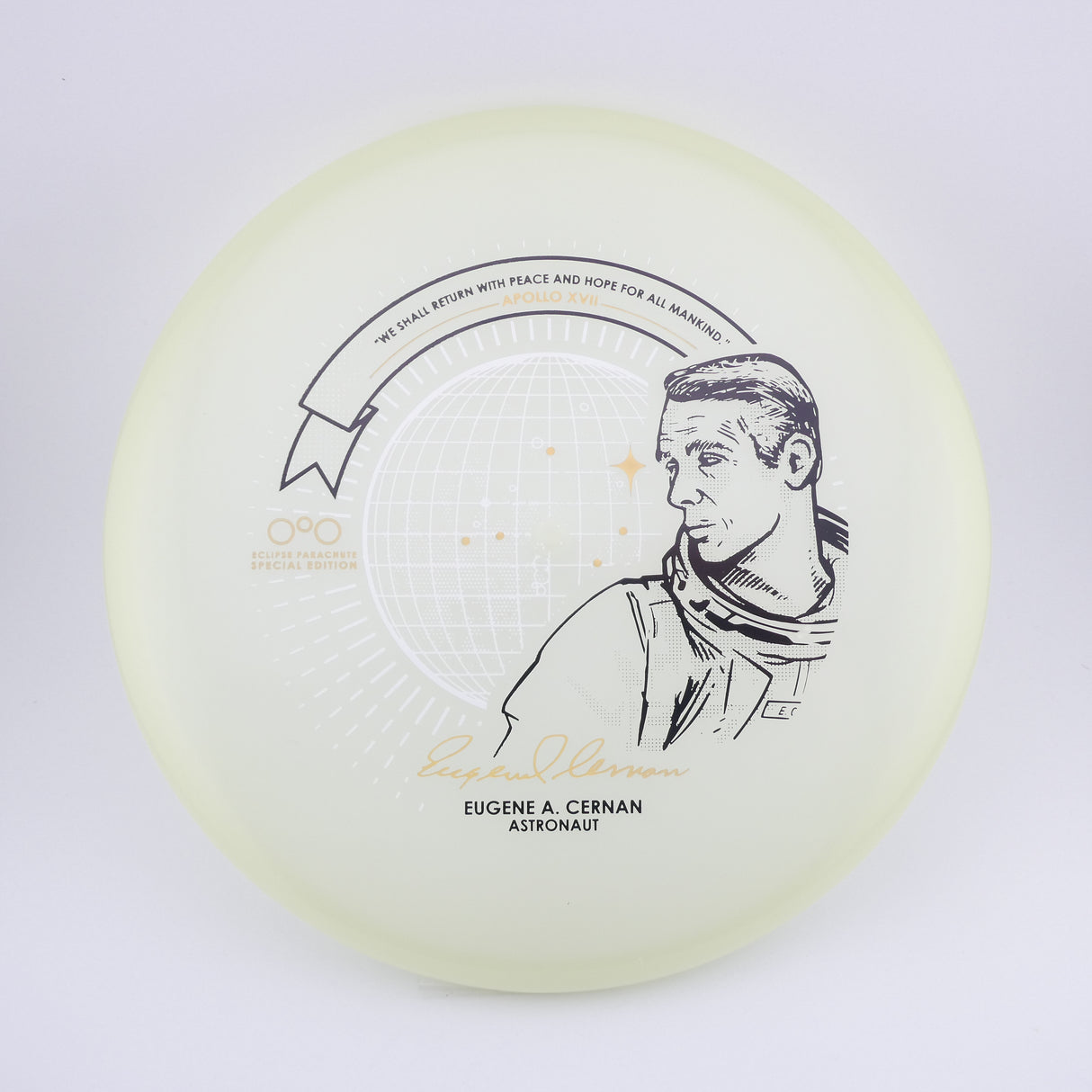 Streamline Eclipse Soft Parachute – Eugene A. Cernan Astronaut Stamp Green Glow (Top Tier Vault)