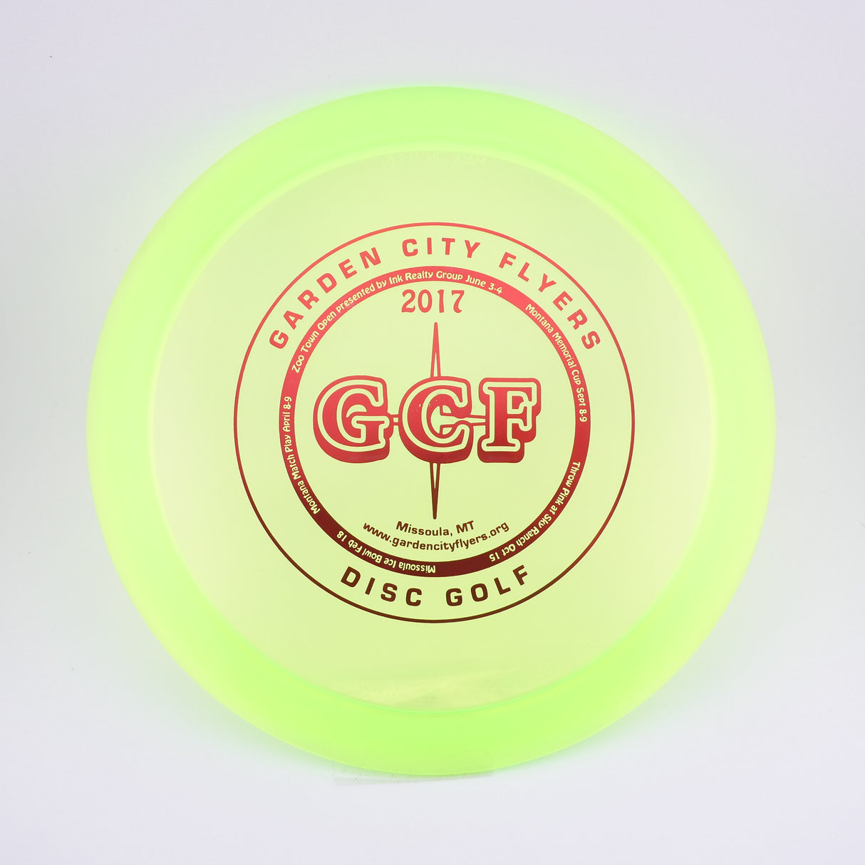 Innova Champion Roadrunner – 2017 Garden City Flyers Membership Disc (Top Tier Vault) - Control Driver