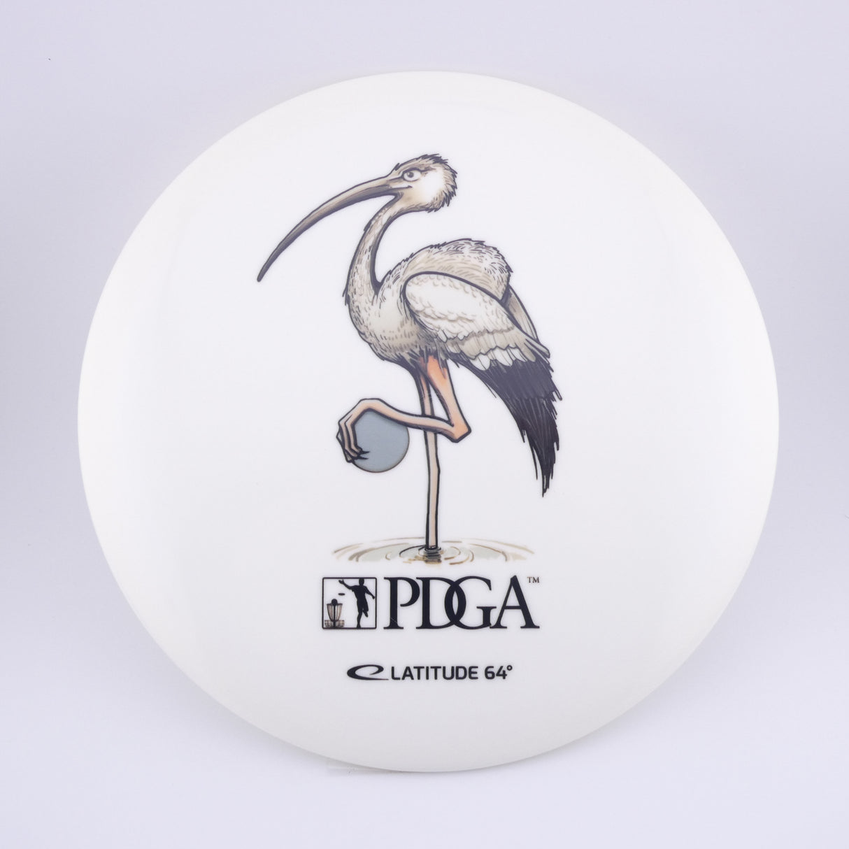 Latitude 64 Fuzion Compass – Full Color PDGA Membership Disc, Sandhill Crane Stamp (Top Tier Vault) - Midrange