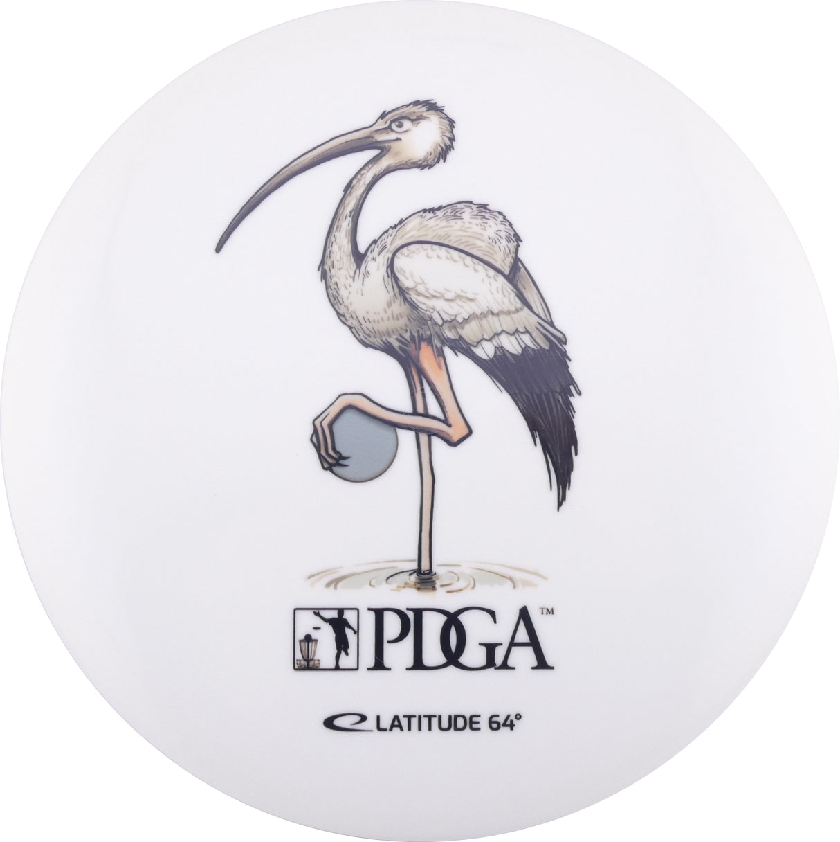 Latitude 64 Fuzion Compass – Full Color PDGA Membership Disc, Sandhill Crane Stamp (Top Tier Vault) - Midrange