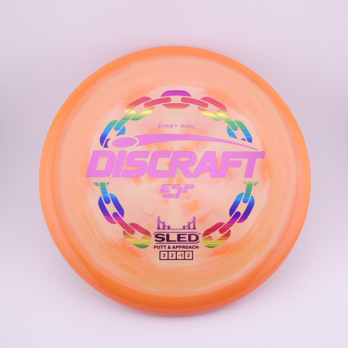 Discraft First Run ESP Swirl Sled 177g+ - Putt & Approach Disc