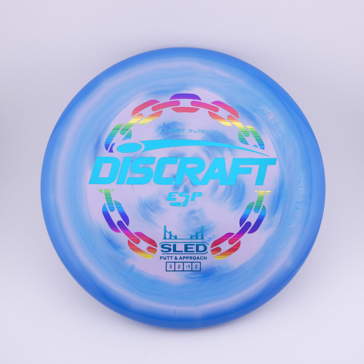 Discraft First Run ESP Swirl Sled 177g+ - Putt & Approach Disc