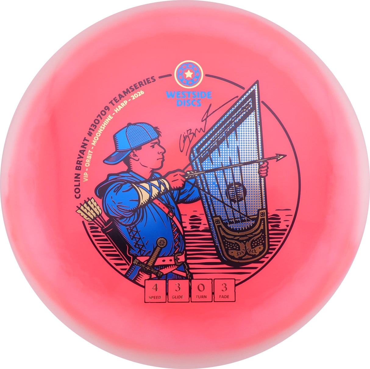 Westside Discs VIP Moonshine Orbit Harp – Colin Bryant Team Series 173-176g