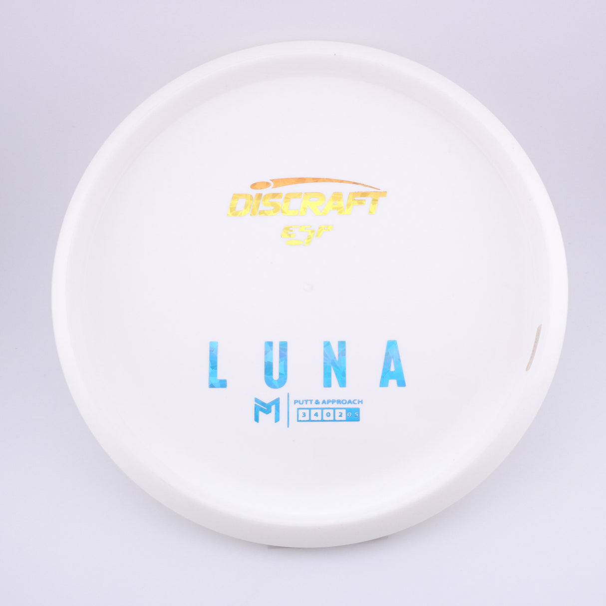 Discraft Paul McBeth White ESP Luna – Bottom Stamp 173-174g
