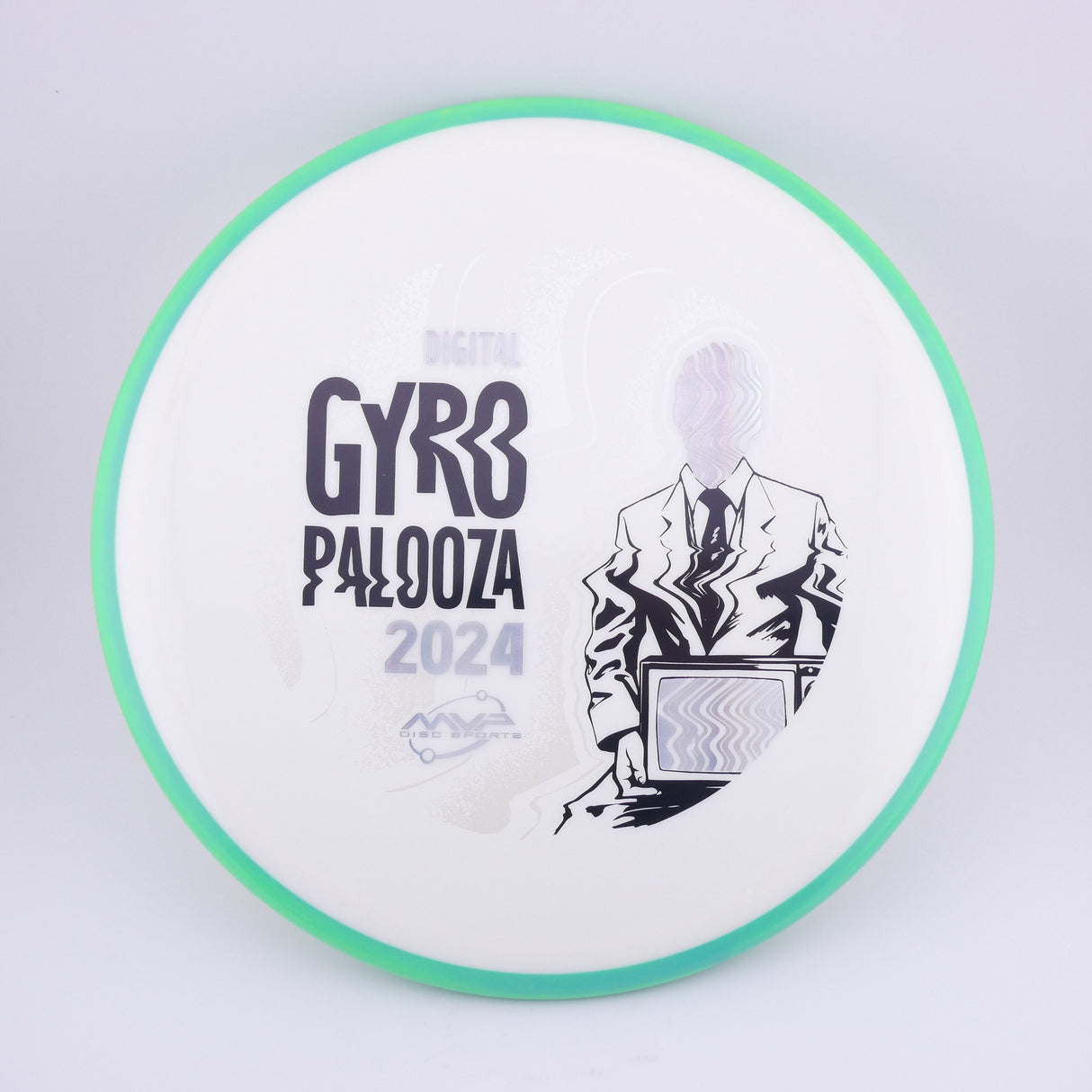 Axiom Neutron Balance – 2024 Gyropalooza Simon Prototype, White/Green Rim 177g (Top Tier Vault)