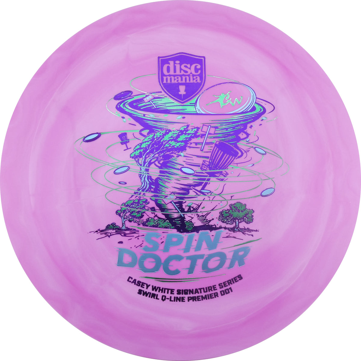 Discmania Swirl Q-Line Premier DD1 – Casey White "Spin Doctor" Signature 173+g