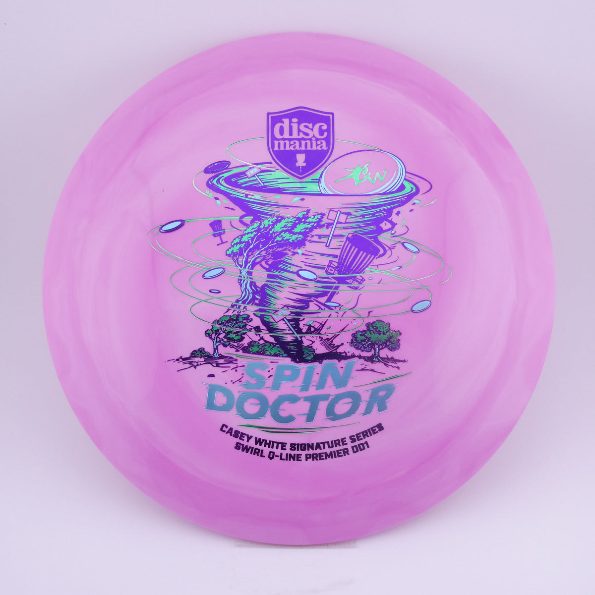 Discmania Swirl Q-Line Premier DD1 – Casey White "Spin Doctor" Signature 173+g