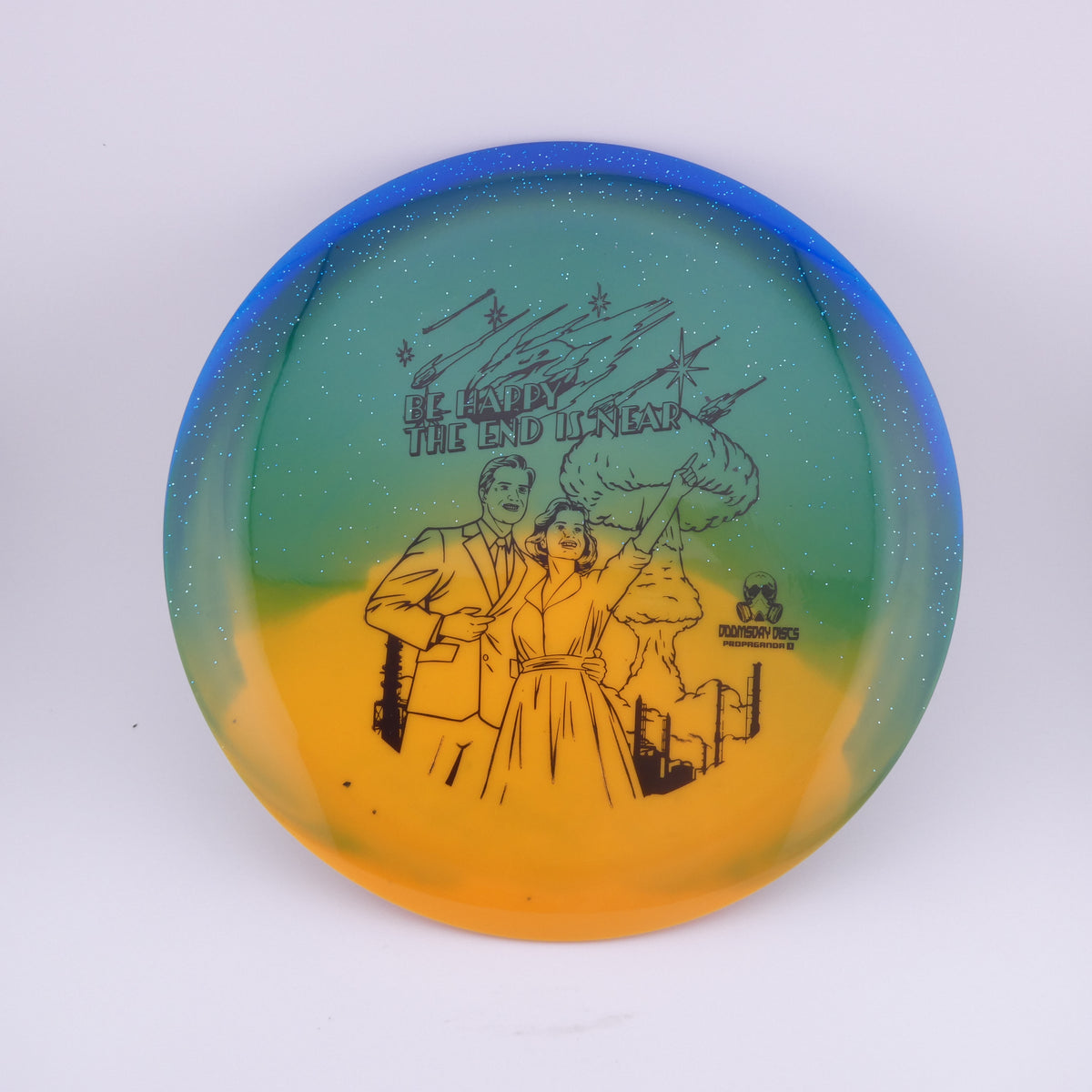 Doomsday Discs Retina Propaganda – Blue/Orange "Live Laugh Loot" 173-176g