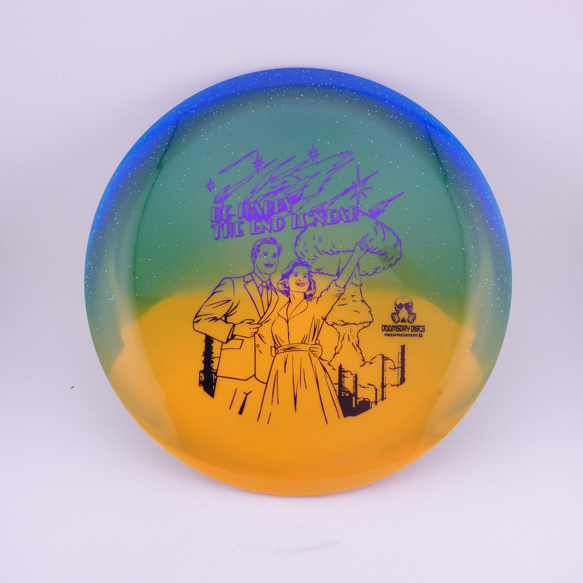 Doomsday Discs Retina Propaganda – Blue/Orange "Live Laugh Loot" 173-176g