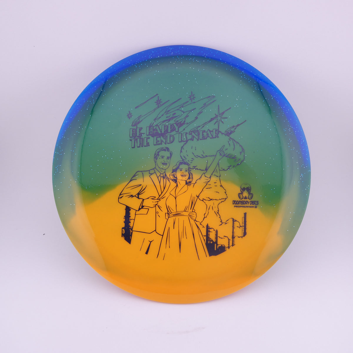 Doomsday Discs Retina Propaganda – Blue/Orange "Live Laugh Loot" 173-176g