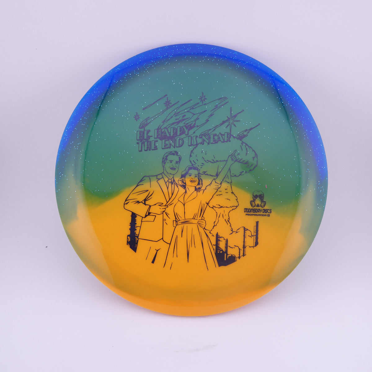 Doomsday Discs Retina Propaganda – Blue/Orange "Live Laugh Loot" 173-176g