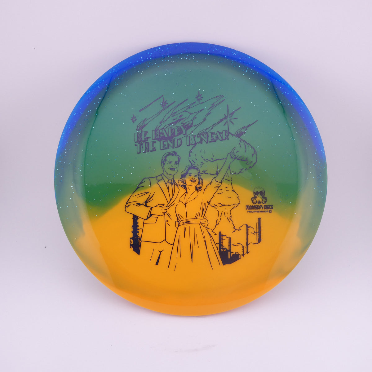 Doomsday Discs Retina Propaganda – Blue/Orange "Live Laugh Loot" 173-176g