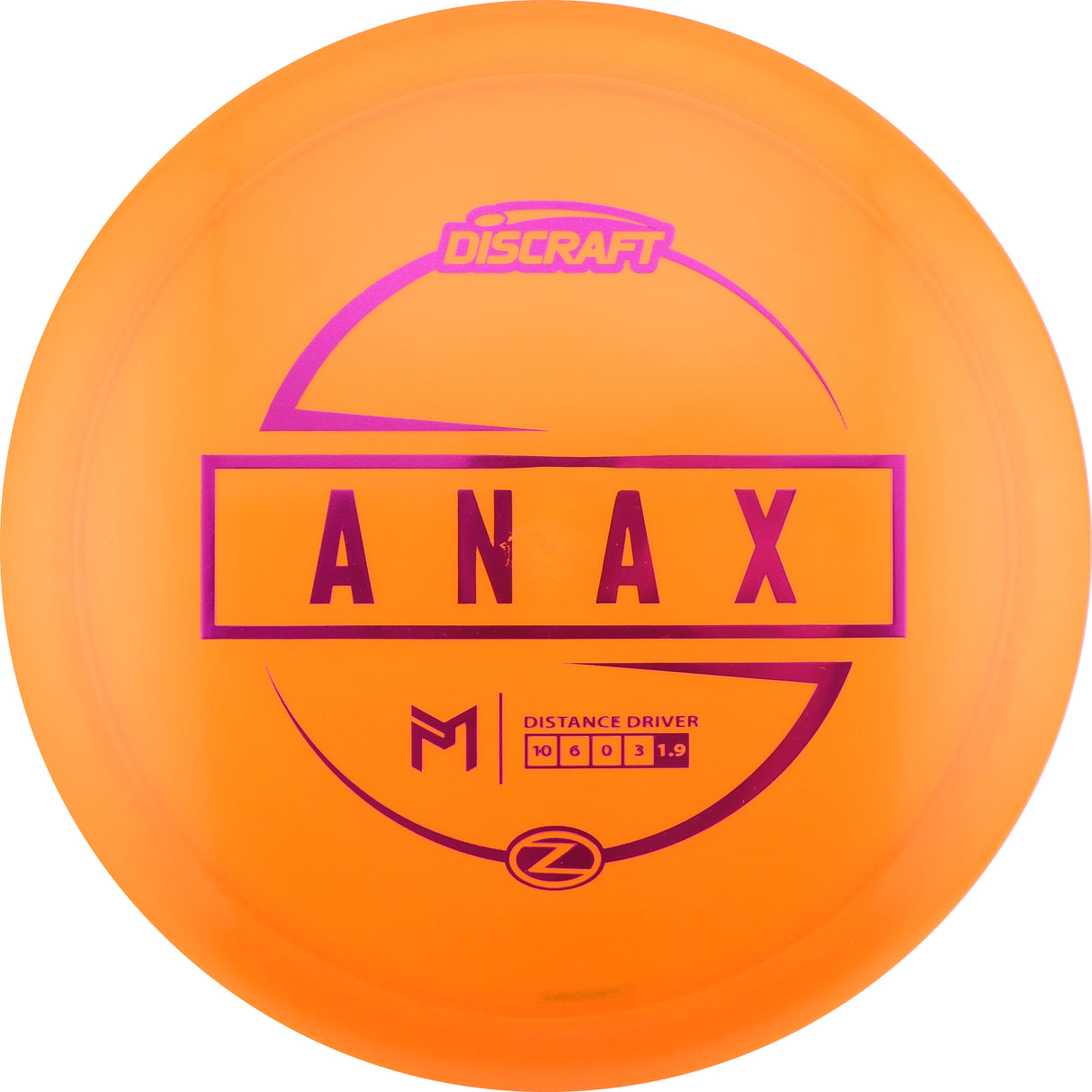 Discraft Paul McBeth Z Anax 170-172g control driver disc golf disc