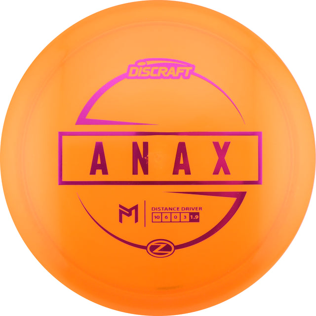 Discraft Paul McBeth Z Anax 170-172g control driver disc golf disc