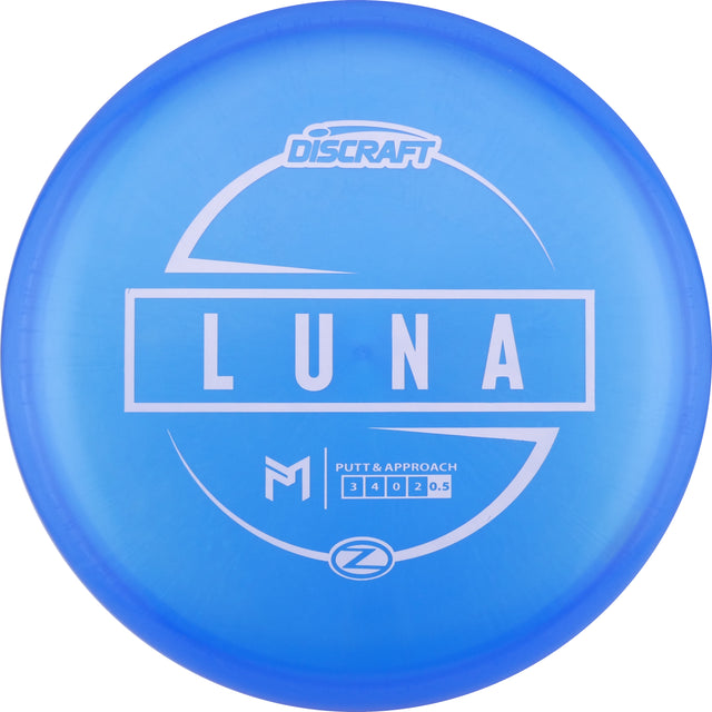 Paul McBeth Z Luna 167-169g putt & approach disc disc golf disc