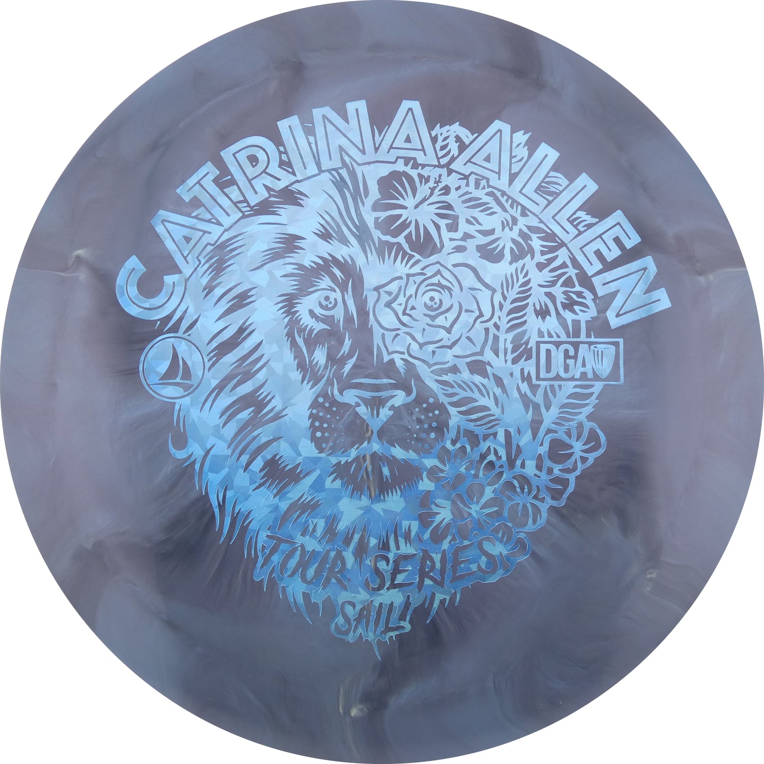DGA Pro Line Swirl Sail - Catrina Allen 2022 Tour Series distance driver disc golf disc