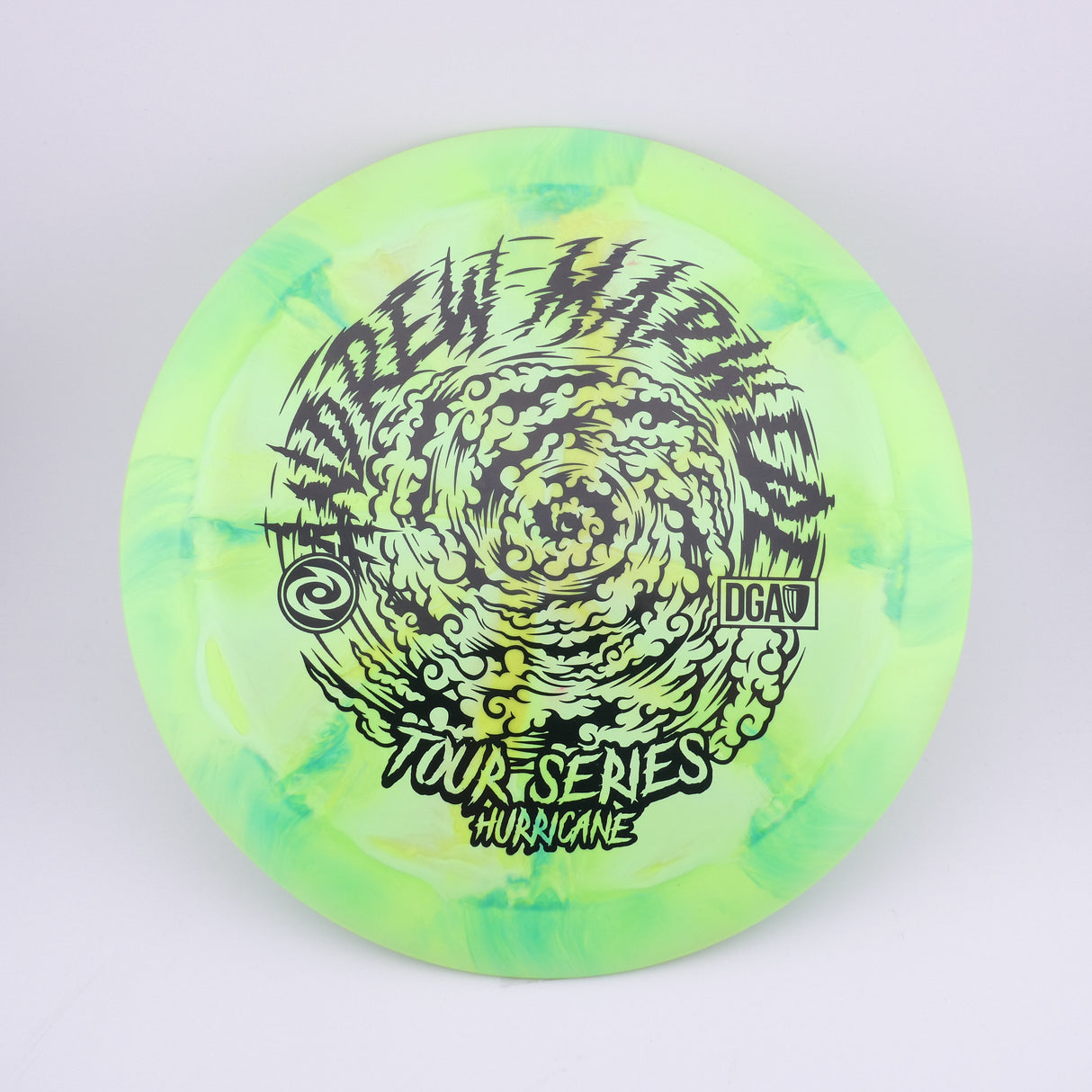 DGA Pro Line Swirl Hurricane - Andrew Marwede 2022 Tour Series 173-174g distance driver disc golf disc