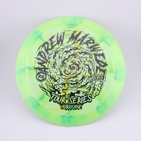 DGA Pro Line Swirl Hurricane - Andrew Marwede 2022 Tour Series 173-174g distance driver disc golf disc