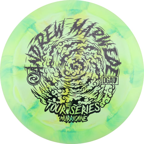 DGA Pro Line Swirl Hurricane - Andrew Marwede 2022 Tour Series 173-174g distance driver disc golf disc