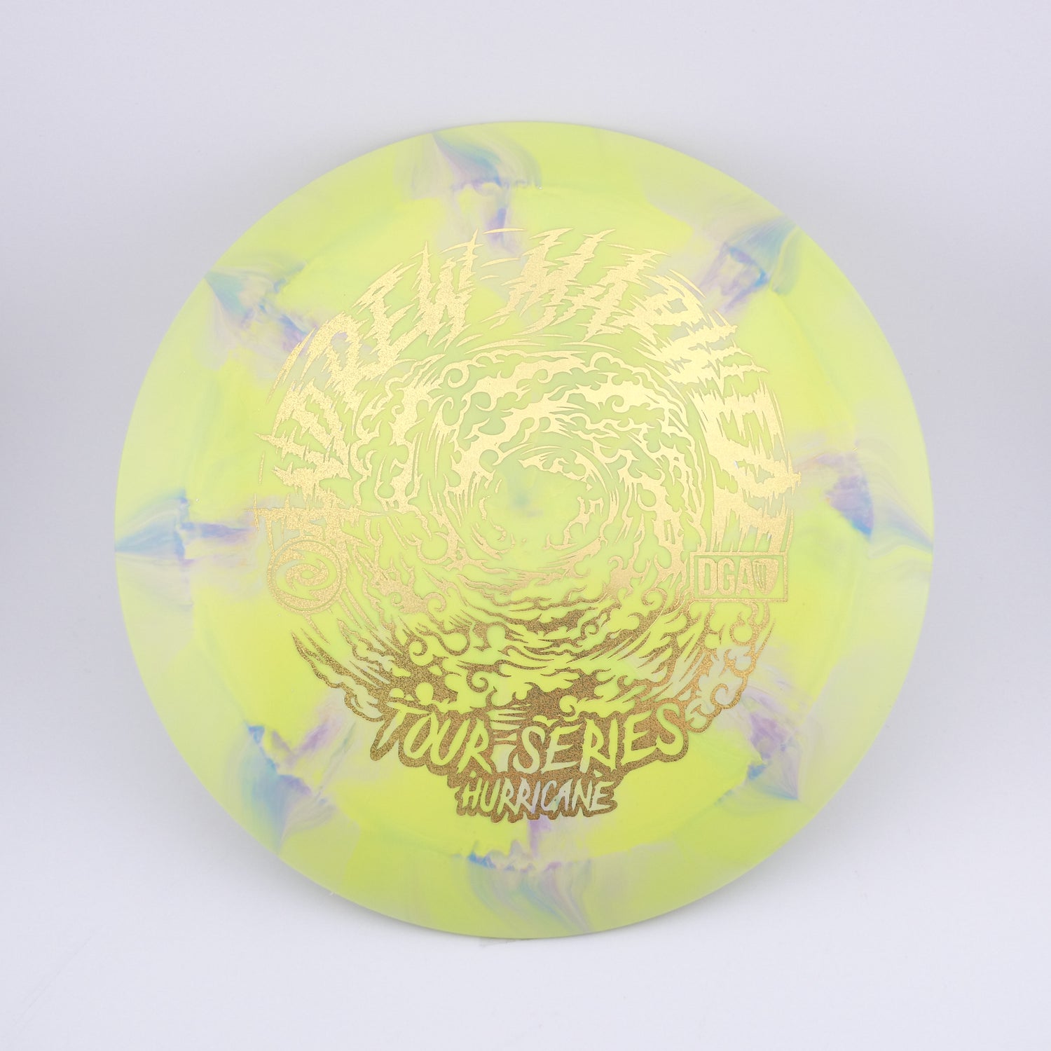 DGA Pro Line Swirl Hurricane - Andrew Marwede 2022 Tour Series 173-174g distance driver disc golf disc