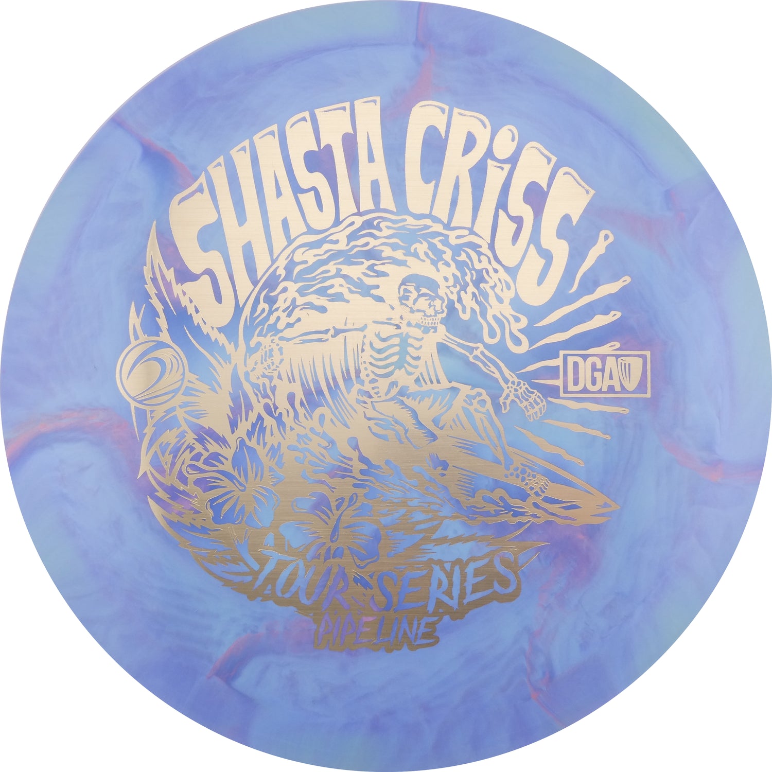DGA Pro Line Swirl Pipeline - Shasta Criss 2022 Tour Series fairway driver disc golf disc